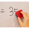 Juvale 24 Pack Numbered Magnetic Mini Dry Erase Erasers for Teachers, Classroom Whiteboard, School Supplies, 4 Colors, 2 In - 2 of 4