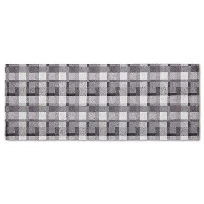 Martha Stewart Stella Owen Plaid Slip-Resistant Kitchen Mat Runner