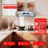 Hooure 30-Inch 1200 CFM 4-Speed Settings  Range Hood with Gesture Control - 2 of 4