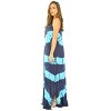 Riviera Sun Womens Maxi Dress  Tie Die Spaghetti Strap Long Sundress  Summer Dresses - 2 of 3