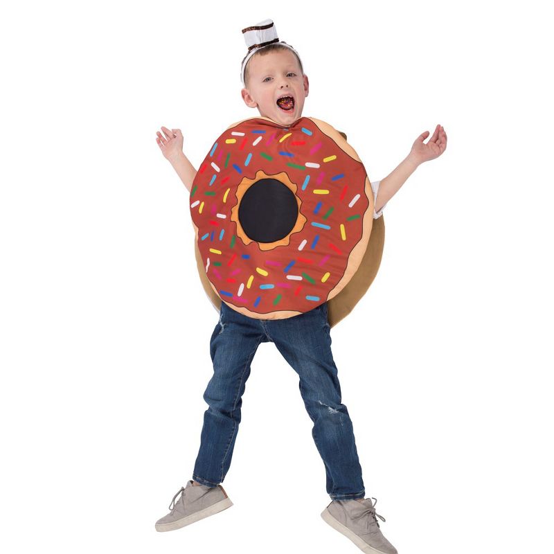 Dress Up America Sprinkle Doughnut Costume - Donut Tunic and Headband for Kids, 4 of 7