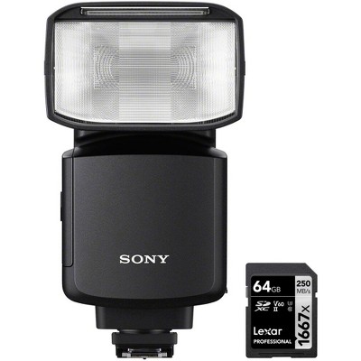 Sony Compact Wireless Radio Flash + Lexar 64GB Memory Card