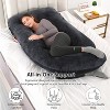 LISM Pregnancy Pillows for Sleeping,Full Body Maternity Pillow with Removable - 4 of 4