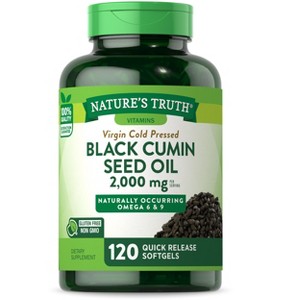 Nature's Truth Black Seed Oil Pills | 2,000mg | 120 Softgels - 1 of 4
