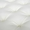 Jennifer Taylor Home Luciana Tufted Cocktail Ottoman with Skirt, Antique White Polyester - 2 of 4