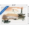 Trends International China Landscape with Pagoda Framed Wall Poster Prints - 3 of 4