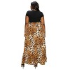 L I V D Women's Leopard Wrap Maxi Skirt - 3 of 3