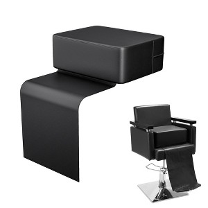 Sandinrayli Salon Booster Seat for Kids,Barber Leather Cushion Pads for Salon Hair Chair Stylist,Oversize,Black - 1 of 4