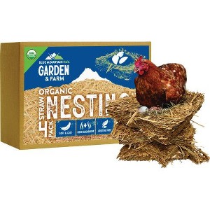 Blue Mountain Hay Organic Straw Nesting Pads for Hens (4-Pack) - 1 of 1
