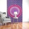 HomeRoots 80" X 56" Purple Pink And White Mandala Cotton Hanging Tapestry - 2 of 4
