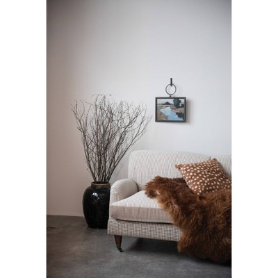 Metal and Wood Framed Multicolor Landscape Canvas Wall Art