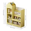 CAVINAS Bookcases for Living Room Toy Storage Organizer Kids Wood Display Bookcase Children Multi Shelf Cubby for Books, Toys Shelf - 3 of 4