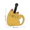 Unique Bargains Squinting Cat Luggage Tag 1 Pc - 2 of 4