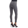 Rekucci Women's Pull-On Slim Ankle Pants with Faux Snaps – Stretch Comfort Waistband & Chic Office Style - Graphite, 16 - 3 of 4