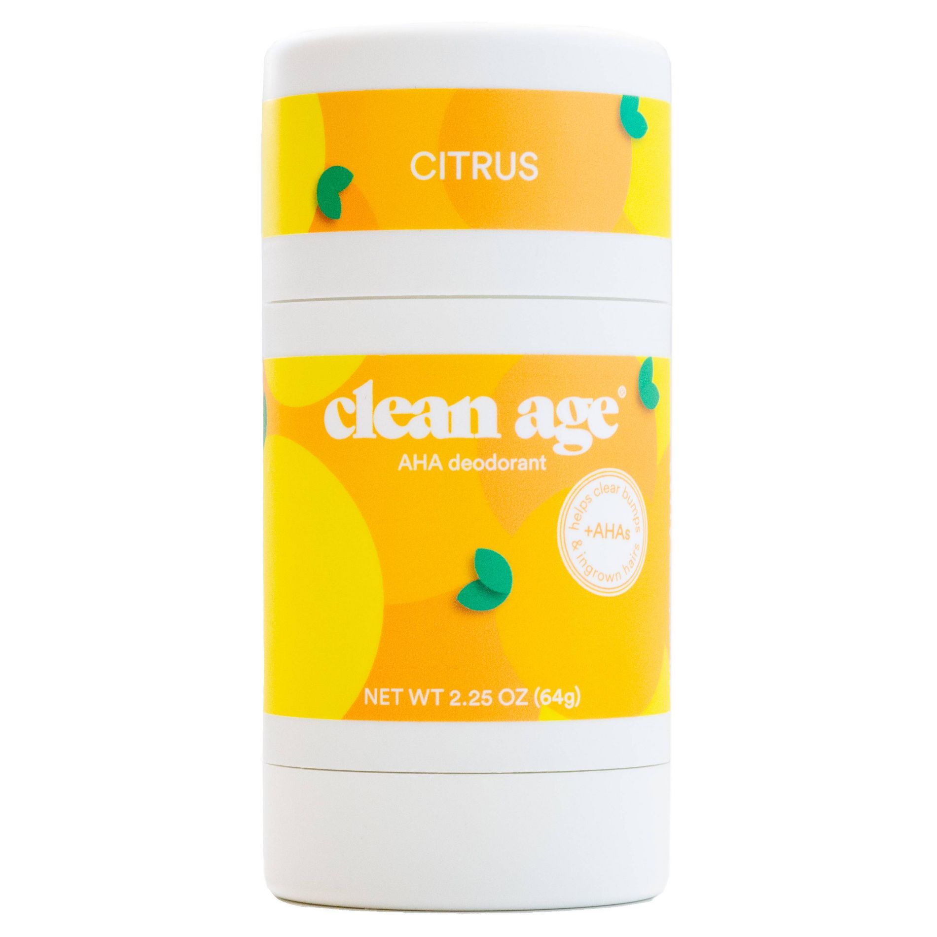 Clean Age Citrus AHA Solid Deodorant for Teens - 2.25oz