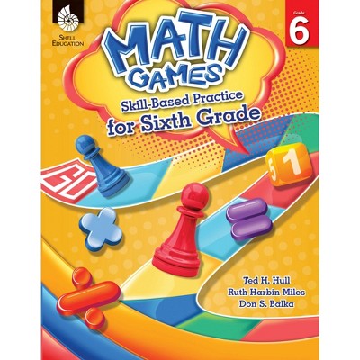 Shell Education Math Games: Skill-Based Practice for Sixth Grade