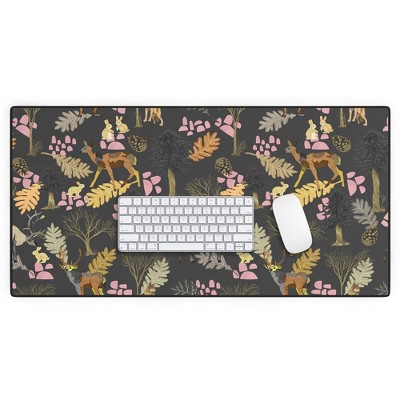 Marta Barragan Camarasa Colorful forest animals Desk Mat - Deny Designs