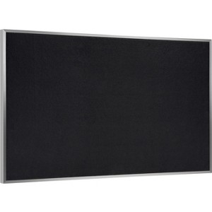Ghent - Recycled Bulletin Board with Aluminum Frame - Black - 1 of 2