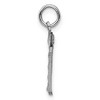 Black Bow Jewelry Sterling Silver, Varsity Collection, Small D/C Pendant, Number 39 - 2 of 4
