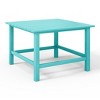 WestinTrends Malibu Kids Outdoor Patio Furniture HDPE 30" Wide Square Dining Table - 4 of 4