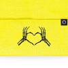 Dalix Heart of Bones Embroidered Beanie Skeleton Warm Winter Knit Hat for Women - 2 of 4