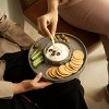 Gulches Decorative Bowls: Black Ceramic Snack & Appetizer Platter - 3 of 4