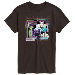 Men's - Disney - Villians Group Vapor Wave Short Sleeve Graphic T-Shirt - 1 of 3
