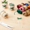 Juvale 24 Rolls of 2mm Colored Twine String for Crafts, Gift Wrapping, 11 Yards Each, 12 Assorted Colors - image 2 of 4