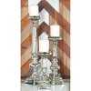 Set of 3 Traditional Glass Candle Holders - Olivia & May - 2 of 4