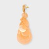 Pearl Inlay Dangle Earrings - A New Day™ Gold/Pink - 2 of 2