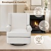 Swivel Glider Rocker Recliner,Swivel Recliner,Nursery Glider Chair, Soothing Rocking Motion - 4 of 4