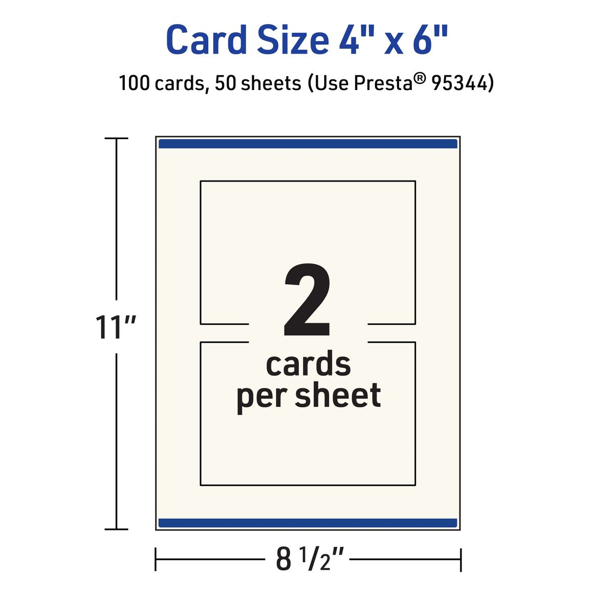 Avery Matte Ivory Postcards, 4" x 6" Rectangle - thumbnail 5