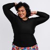 Calypsa Women's Long Sleeve UPF 50+ Nora Swim Top - 3 of 4