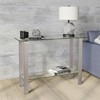 Console Table in Gray - Henn&Hart - 4 of 4