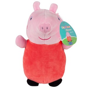 Squishmallows HugMees Original 10-Inch Peppa Pig - Medium-Sized Ultrasoft Official Jazwares Plush - Gift for Kids, Girls & Boys - 1 of 4