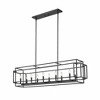 Z-Lite Titania 10 - Light Island Pendant Light in  Matte Black - 3 of 4