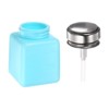 Unique Bargains Alcohol Liquid Nail Polish Remover Press Pumping Dispenser Empty Bottle 2 Pcs Blue 120ML - 3 of 4