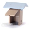 Birds Choice 11" Silver Toupe & Blue Ultimate Bluebird House Recycled Plastic Bird House: Weather-Resistant, No Assembly Required - image 4 of 4