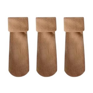 Anna-Kaci 3-Pair Soft Ribbed Crew Socks Set with Stretch Comfort Fabric, Breathable Knit Design and Everyday Cozy Wear Giftable Pack - 1 of 3
