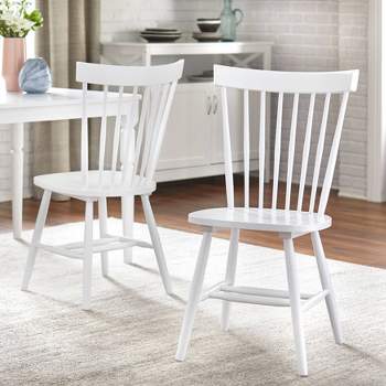 Set of 2 Venice High Back Contemporary Windsor Dining Chairs - Buylateral