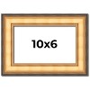 PosterPalooza | Photo Size Traditional Gold Picture Frame - UV Acrylic, Foam Board Backing, Hanging Hardware - 2 of 4