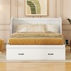 Murphy Bed with USB Port and a Large Drawer - ModernLuxe - 2 of 4