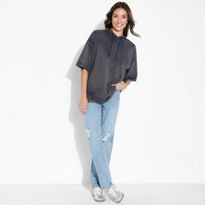 Women's Short Sleeve Hooded T-Shirt - Wild Fable™ - 1 of 3