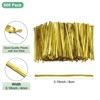 Unique Bargains Reusable Metal Twist Ties Bread Candy Bags 800 Pcs - 3 of 4