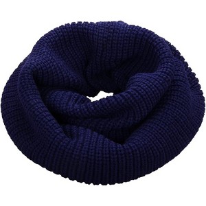 Zuppad Womens Thick Ribbed Knit Winter Infinity Circle Loop Scarf - 1 of 4