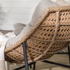 2pk Papasan Scoop Outdoor Patio Chair - Natural - Saracina Home - 4 of 4