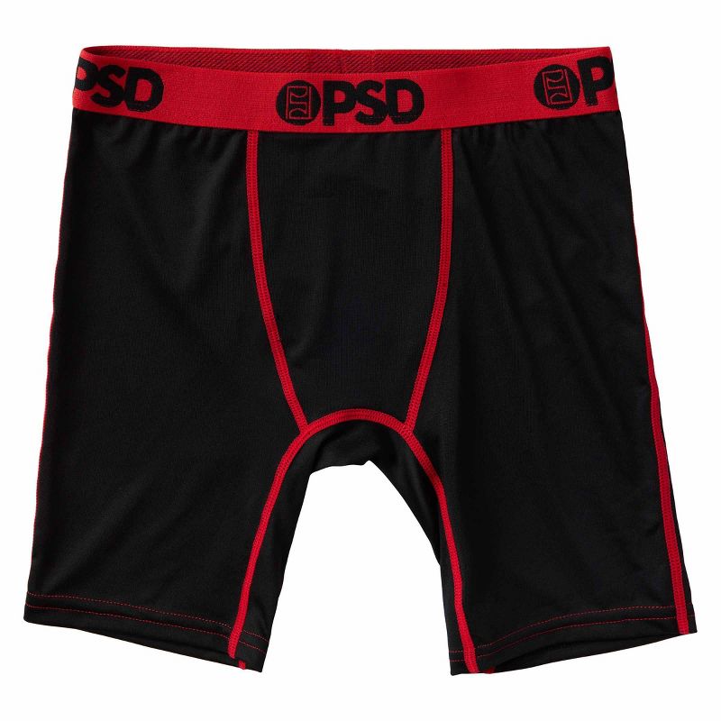 PSD Boys&#39; 2pk &#39;Tropical&#39; Boxer Briefs - Red/Black, 3 of 4