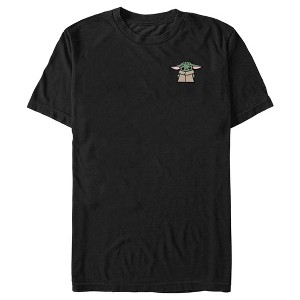 Men's Star Wars: The Mandalorian Embroidered Grogu T-Shirt - 1 of 4
