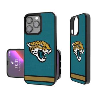 Keyscaper Jacksonville Jaguars Stripe Bump Phone Case