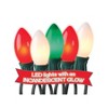 20CT LED Sylvania Ceramic Stay-lit Parallel Wired Feature Indoor Outdoor Filament String Lights Bulb With Green Wire - 3 of 3